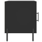vidaXL Nachttisch Schwarz 40x40x50 cm Holzwerkstoff vidaXL Nachttisch Schwarz 40x40x50 cm Holzwerkstoff