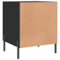 vidaXL Nachttisch Schwarz 40x40x50 cm Holzwerkstoff vidaXL Nachttisch Schwarz 40x40x50 cm Holzwerkstoff