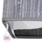 vidaXL Bambus-Wäschekorb mit 1 Fach Grau 83 L vidaXL Bambus-Wäschekorb mit 1 Fach Grau 83 L