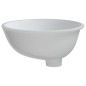 Waschbecken Weiß 38,5x33,5x19 cm Oval Keramik Waschbecken Weiß 38,5x33,5x19 cm Oval Keramik