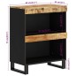 vidaXL Beistellschrank 60x33x75 cm Massivholz Mango vidaXL Beistellschrank 60x33x75 cm Massivholz Mango