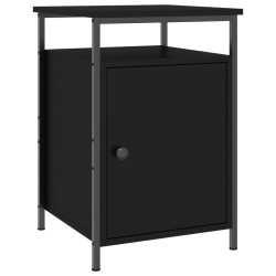 vidaXL Nachttisch Schwarz 40x42x60 cm Holzwerkstoff