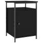 vidaXL Nachttisch Schwarz 40x42x60 cm Holzwerkstoff vidaXL Nachttisch Schwarz 40x42x60 cm Holzwerkstoff