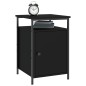 vidaXL Nachttisch Schwarz 40x42x60 cm Holzwerkstoff vidaXL Nachttisch Schwarz 40x42x60 cm Holzwerkstoff