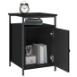vidaXL Nachttisch Schwarz 40x42x60 cm Holzwerkstoff vidaXL Nachttisch Schwarz 40x42x60 cm Holzwerkstoff