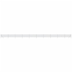 vidaXL Maschendrahtzaun Silbern 1,1x25 m