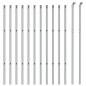 vidaXL Maschendrahtzaun Silbern 1,1x25 m vidaXL Maschendrahtzaun Silbern 1,1x25 m