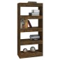 vidaXL Bücherregal/Raumteiler Räuchereiche 60x30x135 cm Holzwerkstoff vidaXL Bücherregal/Raumteiler Räuchereiche 60x30x135 cm Holzwerkstoff