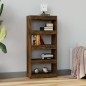 vidaXL Bücherregal/Raumteiler Räuchereiche 60x30x135 cm Holzwerkstoff vidaXL Bücherregal/Raumteiler Räuchereiche 60x30x135 cm Holzwerkstoff