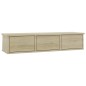 vidaXL Wand-Schubladenregal Sonoma-Eiche 88x26x18,5 cm Holzwerkstoff vidaXL Wand-Schubladenregal Sonoma-Eiche 88x26x18,5 cm Holzwerkstoff
