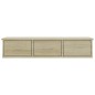 vidaXL Wand-Schubladenregal Sonoma-Eiche 88x26x18,5 cm Holzwerkstoff vidaXL Wand-Schubladenregal Sonoma-Eiche 88x26x18,5 cm Holzwerkstoff