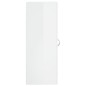vidaXL Wandschrank Hochglanz-Weiß 34,5x34x90 cm vidaXL Wandschrank Hochglanz-Weiß 34,5x34x90 cm