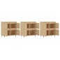 Sideboards 3 Stk. Sonoma-Eiche Holzwerkstoff Sideboards 3 Stk. Sonoma-Eiche Holzwerkstoff