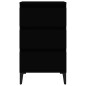 vidaXL Nachttisch Schwarz 40x35x70 cm Holzwerkstoff vidaXL Nachttisch Schwarz 40x35x70 cm Holzwerkstoff