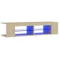 vidaXL TV-Schrank mit LED-Leuchten Sonoma-Eiche 135x39x30 cm vidaXL TV-Schrank mit LED-Leuchten Sonoma-Eiche 135x39x30 cm