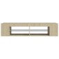 vidaXL TV-Schrank mit LED-Leuchten Sonoma-Eiche 135x39x30 cm vidaXL TV-Schrank mit LED-Leuchten Sonoma-Eiche 135x39x30 cm