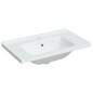 Waschbecken Weiß 81x48x19,5 cm Rechteckig Keramik Waschbecken Weiß 81x48x19,5 cm Rechteckig Keramik