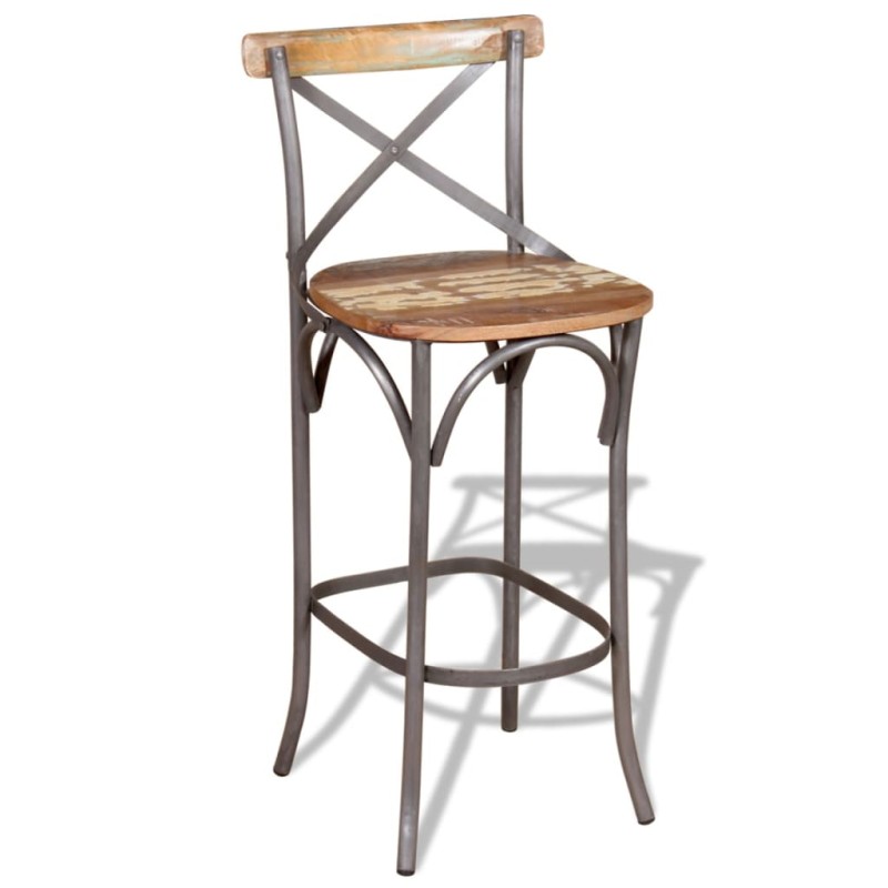 vidaXL Barhocker Altholz Massiv vidaXL Barhocker Altholz Massiv
