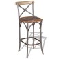 vidaXL Barhocker Altholz Massiv vidaXL Barhocker Altholz Massiv