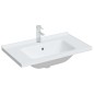 Waschbecken Weiß 81x48x19,5 cm Rechteckig Keramik Waschbecken Weiß 81x48x19,5 cm Rechteckig Keramik