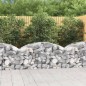 vidaXL Gabione mit Hochbogen 150x50x60/80 cm Verzinktes Eisen vidaXL Gabione mit Hochbogen 150x50x60/80 cm Verzinktes Eisen