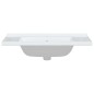 Waschbecken Weiß 81x48x19,5 cm Rechteckig Keramik Waschbecken Weiß 81x48x19,5 cm Rechteckig Keramik