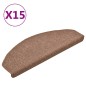 vidaXL Treppenmatten 15 Stk. Braun 65x24x4 cm vidaXL Treppenmatten 15 Stk. Braun 65x24x4 cm
