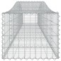 vidaXL Gabione mit Hochbogen 400x50x40/60 cm Verzinktes Eisen vidaXL Gabione mit Hochbogen 400x50x40/60 cm Verzinktes Eisen