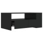 vidaXL Couchtisch Schwarz 102x55x42 cm Holzwerkstoff vidaXL Couchtisch Schwarz 102x55x42 cm Holzwerkstoff