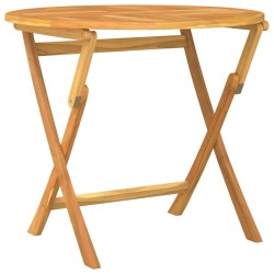 vidaXL Klappbarer Gartentisch 85x76 cm Teak Massivholz