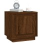 vidaXL Nachttisch Braun Eichen-Optik 44x35x45 cm Holzwerkstoff vidaXL Nachttisch Braun Eichen-Optik 44x35x45 cm Holzwerkstoff