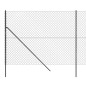Maschendrahtzaun Anthrazit 2,2x10 m Maschendrahtzaun Anthrazit 2,2x10 m