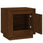 vidaXL Nachttisch Braun Eichen-Optik 44x35x45 cm Holzwerkstoff vidaXL Nachttisch Braun Eichen-Optik 44x35x45 cm Holzwerkstoff