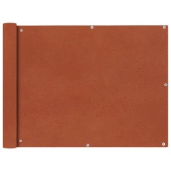vidaXL Balkonsichtschutz Oxford-Gewebe 90 x 600 cm Terrakotta