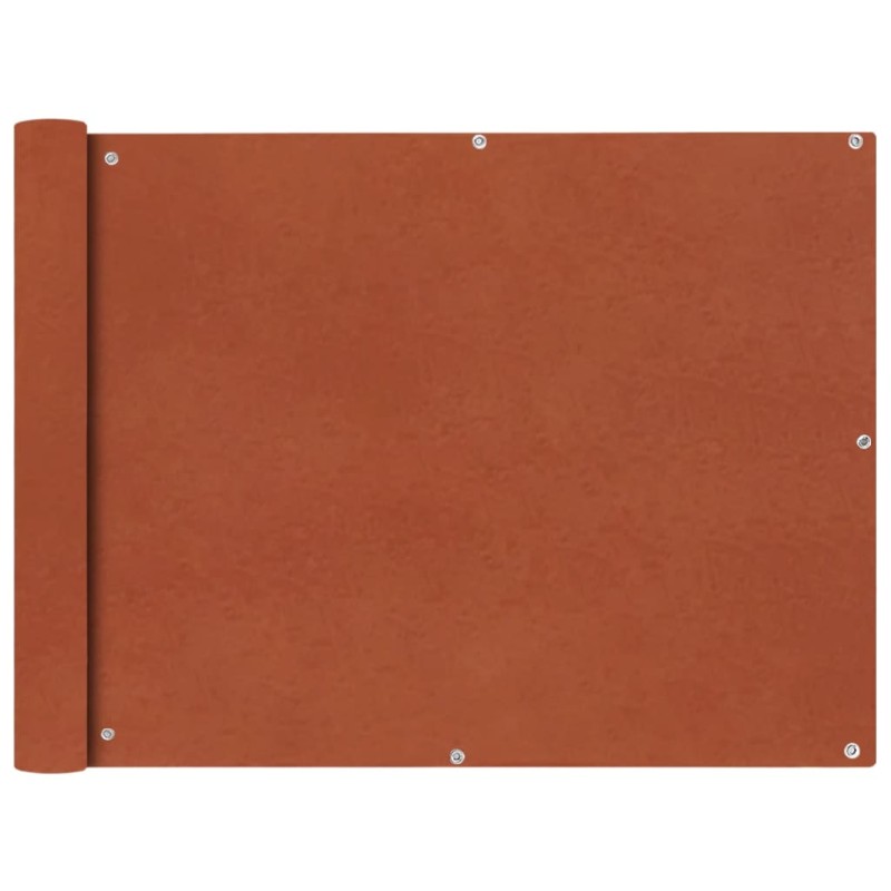 vidaXL Balkonsichtschutz Oxford-Gewebe 90 x 600 cm Terrakotta vidaXL Balkonsichtschutz Oxford-Gewebe 90 x 600 cm Terrakotta
