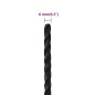 vidaXL Arbeitsseil Schwarz 6 mm 100 m Polypropylen vidaXL Arbeitsseil Schwarz 6 mm 100 m Polypropylen