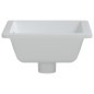 Waschbecken Weiß 36x31,5x16,5 cm Rechteckig Keramik Waschbecken Weiß 36x31,5x16,5 cm Rechteckig Keramik