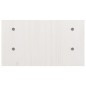 vidaXL Monitorständer Weiß 50x27x15 cm Massivholz Kiefer vidaXL Monitorständer Weiß 50x27x15 cm Massivholz Kiefer