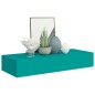 vidaXL Wand-Schubladenregale 2 Stk. Blau 60x23,5x10 cm MDF vidaXL Wand-Schubladenregale 2 Stk. Blau 60x23,5x10 cm MDF
