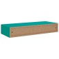 vidaXL Wand-Schubladenregale 2 Stk. Blau 60x23,5x10 cm MDF vidaXL Wand-Schubladenregale 2 Stk. Blau 60x23,5x10 cm MDF