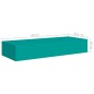 vidaXL Wand-Schubladenregale 2 Stk. Blau 60x23,5x10 cm MDF vidaXL Wand-Schubladenregale 2 Stk. Blau 60x23,5x10 cm MDF