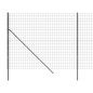 Maschendrahtzaun Anthrazit 1,6x10 m Verzinkter Stahl Maschendrahtzaun Anthrazit 1,6x10 m Verzinkter Stahl