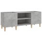 vidaXL Plattenschrank Betongrau 121x38x48 cm Holzwerkstoff vidaXL Plattenschrank Betongrau 121x38x48 cm Holzwerkstoff