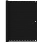 vidaXL Balkon-Sichtschutz Schwarz 120x300 cm HDPE vidaXL Balkon-Sichtschutz Schwarz 120x300 cm HDPE