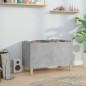 vidaXL Plattenschrank Betongrau 74,5x38x48 cm Holzwerkstoff vidaXL Plattenschrank Betongrau 74,5x38x48 cm Holzwerkstoff