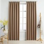 vidaXL Verdunkelungsvorhänge mit Haken 2 Stk. Taupe 140x225cm vidaXL Verdunkelungsvorhänge mit Haken 2 Stk. Taupe 140x225cm