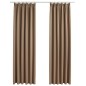 vidaXL Verdunkelungsvorhänge mit Haken 2 Stk. Taupe 140x225cm vidaXL Verdunkelungsvorhänge mit Haken 2 Stk. Taupe 140x225cm