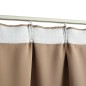 vidaXL Verdunkelungsvorhänge mit Haken 2 Stk. Taupe 140x225cm vidaXL Verdunkelungsvorhänge mit Haken 2 Stk. Taupe 140x225cm
