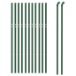 vidaXL Maschendrahtzaun Grün 1,1x25 m vidaXL Maschendrahtzaun Grün 1,1x25 m