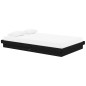 vidaXL Massivholzbett Schwarz 120x200 cm vidaXL Massivholzbett Schwarz 120x200 cm